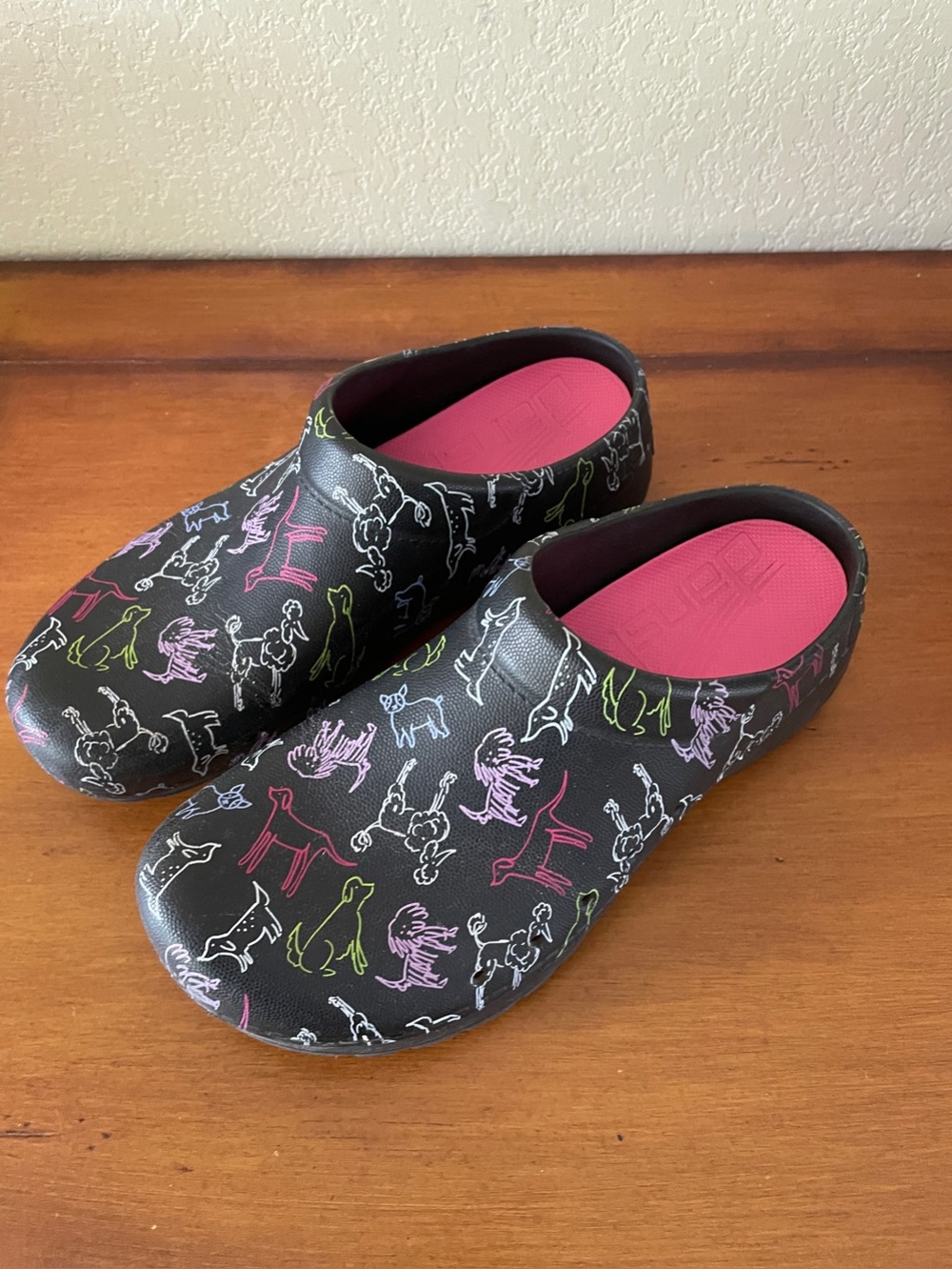Dansko Kane Women’s Clogs Rubber Molded Black Dogs Euro Sz 41 (US Sz 10.5/11)